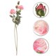 thumbnail image 3 of KAKOWELY 2 piezas de flores artificiales para boda, rosas artificiales, decoración de mesa central para el hogar, 3 of 5