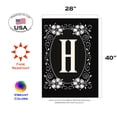 thumbnail image 4 of Toland Home Garden 109929 Classic Monogram-H 28 x 40 Inch Decorative, House Flag, 4 of 4