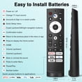 thumbnail image 4 of Replacement Remote Control for Hisense Smart Google TV, for Hisense UHD 4K ULED Google TVs, Replacement for 43A6H 43A65H 43A68H 50A6H 50A65H 50A68H 55A6H 55A65H 55A68H 65A6H 65A65H 65A68H 75A6H, 4 of 6