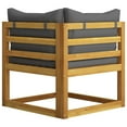 thumbnail image 5 of vidaXL 6 Piece Garden Lounge Set with Cushions Solid Acacia Wood, 5 of 5