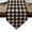 Beige, variant on Black Blue Plaid Table Runner Linen Burlap Table Runner 36 Inches Small Country Buffalo Checked Gingham Dresser Scarves for Kitchen Island Coffee Dining Room Party Holiday Decoration 13"x36"