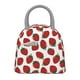 thumbnail image 1 of Fotbe Hand Drawn Strawberry Bolsa de Almuerzo con Estampado, Lonchera Aislada, Contenedor de Comida Reutilizable Tipo Cooler a Prueba de Fugas, 1 of 6