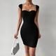 thumbnail image 1 of WILLBEST Vestidos Floreados Para Mujer Vestido Midi De Satén De Verano Para Mujer, Manga Corta, Cintura Con Cómodo Y Transpirable., Elegante, Corte A, Fluido, 1 of 3