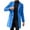 Blue, variant on Men's Mid-Length Wool Trench Coat, Trendy Business Single-Breasted Outerwear, Army Green, L
