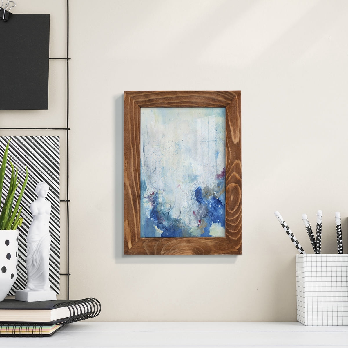 In the Mist II - Framed Print w/glass - Walnut