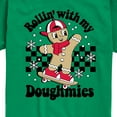 thumbnail image 3 of Instant Message - Rollin With My Doughmies Christmas - Toddler & Youth Short Sleeve Graphic T-Shirt, 3 of 6