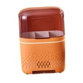 thumbnail image 4 of Tnarru Tableware Drainer Flatware Drying Rack Chopstick Holder for Kitchen Bathroom orange, 4 of 8