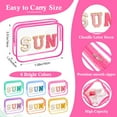 thumbnail image 3 of Bolsas de maquillaje Kacctyen Sun Clear 12 unidades impermeables para playa, 3 of 6