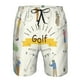 thumbnail image 3 of Balery Golf Icons And Golfer Traje de Baño Estilo Hawaiano para Hombre, Shorts de Secado Rápido con Bolsillos-X-Large, 3 of 6