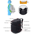 thumbnail image 2 of 45L Outdoor Backpack, 900D Oxford Hiking, Camping & Travel Bag, 2 of 6