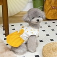 thumbnail image 3 of HQREA Floral Print Dog Dress with D-Ring Breathable Cotton Puppy Sundress Pet Outfit Summer Clothes for Small Dogs Cats, 3 of 6