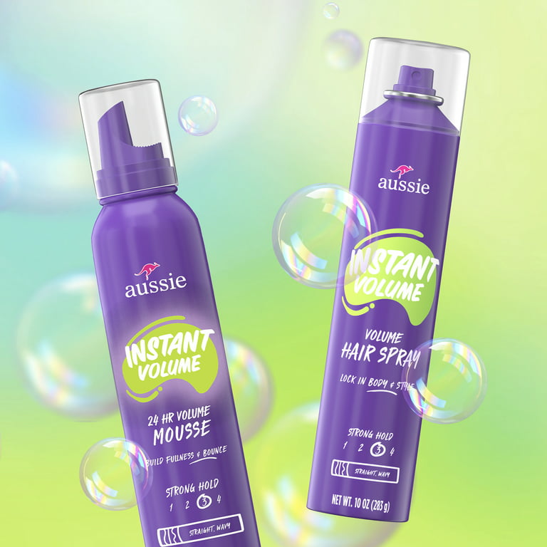 Aussie Instant Volume Volumizing Spray Gel for Wavy Hair, and Straight  Hair, Unisex 5.7 fl oz 