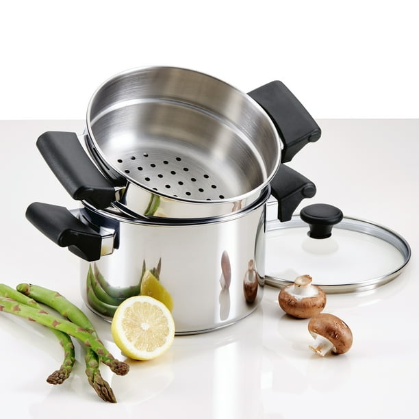 Farberware 3Quart Classic Traditions Stainless Steel Stack N Steam