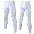 thumbnail image 6 of Pxiakgy jeans for men Elasticity And High Tights Leggings Men's Fitness Quick And Sports Training Trousers Perspiration And Drying Men's pants Men Gym Pants White + XL, 6 of 9