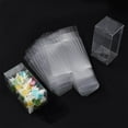 thumbnail image 4 of 30 Pcs Transparent PVC Box 1.97×1.97×3.98 inch Plastic Clear Gift Packaging Boxes Wedding Party Favour Boxes for Candy Cookies Cake Chocolate Gift and Molds diy, 4 of 9