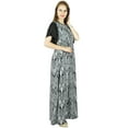 thumbnail image 5 of Bimba Women Black Classic Chic Style Maxi Dress Long Gown Elastic Waist, 5 of 5