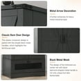 thumbnail image 6 of 55" Kitchen Pantry Cabinet, Pantry Storage Cabinet with Adjustable Shelves and Drawer, Kitchen Cabinet Buffet Cupboards Storage Cabinet for Home Office Use (Black), 6 of 9
