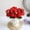 E, variant on Five Artificial Flower Combinations with Hydrangeas Peonies Berries for Wedding and Home Decoration,Faux Peonies Wedding Bouquets for Bride