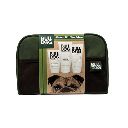 Bulldog 3-Piece Shave Kit with Case