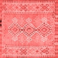 thumbnail image 1 of Ahgly Company Indoor Square Southwestern Red Country Area Rugs, 5' Square, 1 of 4