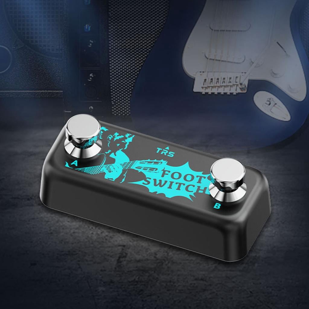 CEORPER Guitar Effect Pedal Switcher Guitar Pedal Double Foot Switch Pedal Footswitch