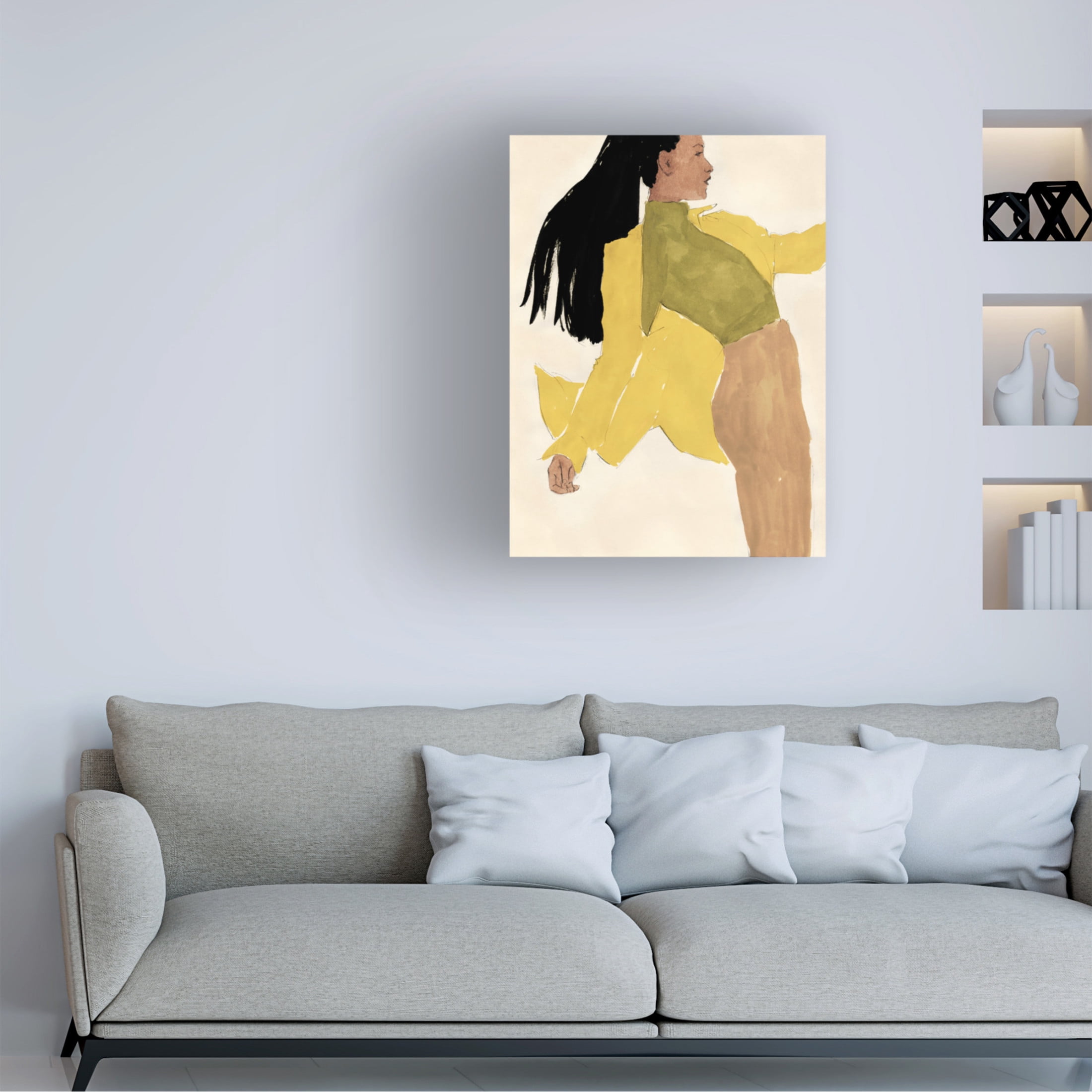 Trademark Fine Art Victoria Barnes  Fashion Maven III Canvas Wall Art