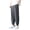 Z111-Grey, variant on XINPING Big Mens Pants Casual Loose Travel Casual Pants Stretch Waist -Resistant Flat-Front Chino Pant