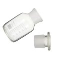 thumbnail image 1 of Graduated Round Reagent Bottle Set Glass Laboratory Bottles 125ml Professional Storage White Wide Mouth 1Set, 1 of 5