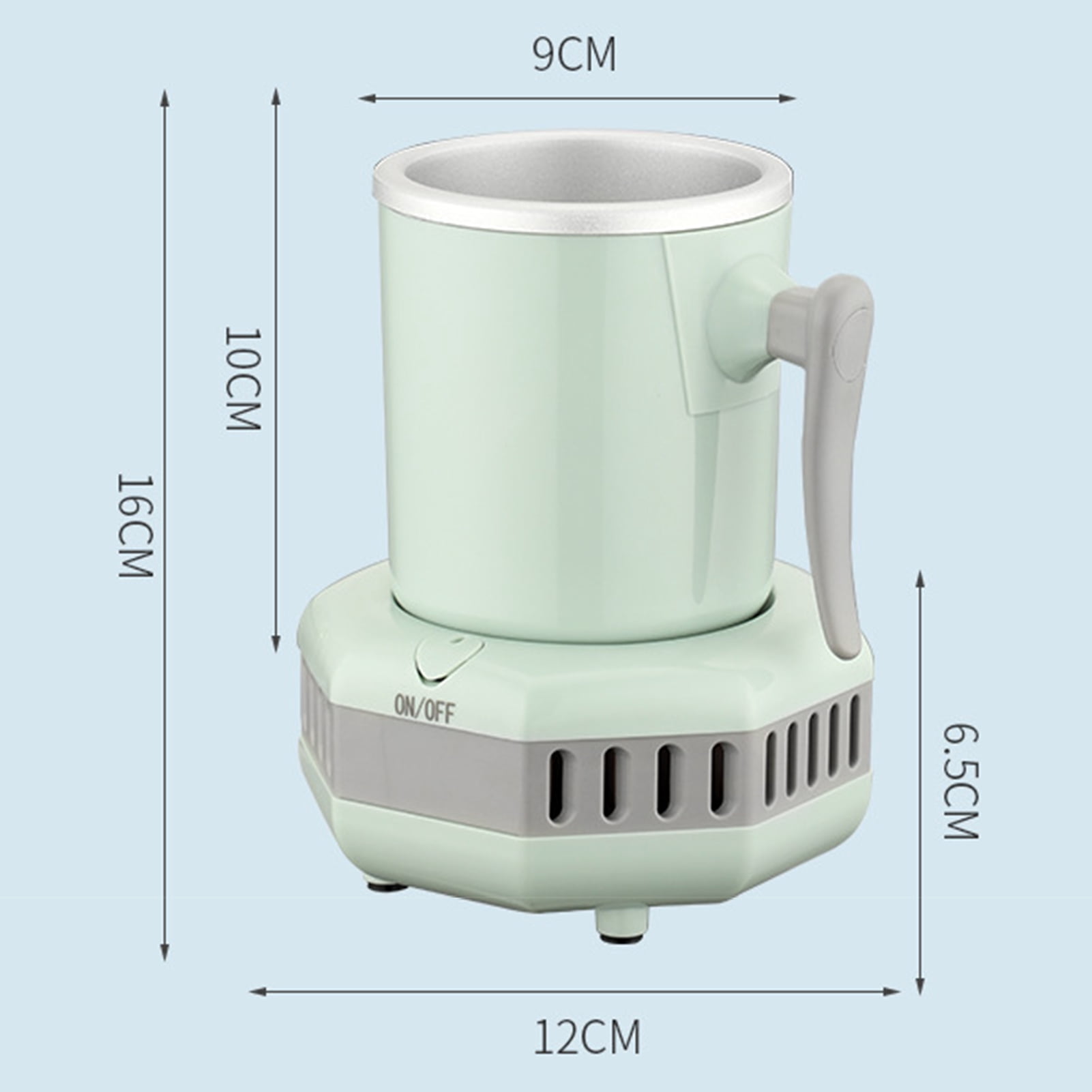 Sunjoy Tech Quick Cooling Cup Easy One-Touch Operation Portable Mini Electric Drink Instant Cooler with Sunken Style for Beer Juice Coffee