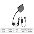 thumbnail image 1 of TFixol Adjustable LED Aquarium Light for Small to Medium Tanks, High Brightness Bendable Clip-On Fish Tank Lamp with Rotating Head, CT-88A, US Plug, Black, 1 of 7