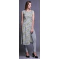 thumbnail image 2 of Bimba Sleeveless Kurta Printed Women Straight Kurti Indian Summer Clothing, 2 of 6