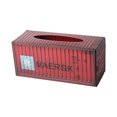 thumbnail image 1 of Soporte de caja de pañuelos retro caja de pañuelos de estilo clásico adorno de escritorio para dormitorio sala de estar cocina, 1 of 7