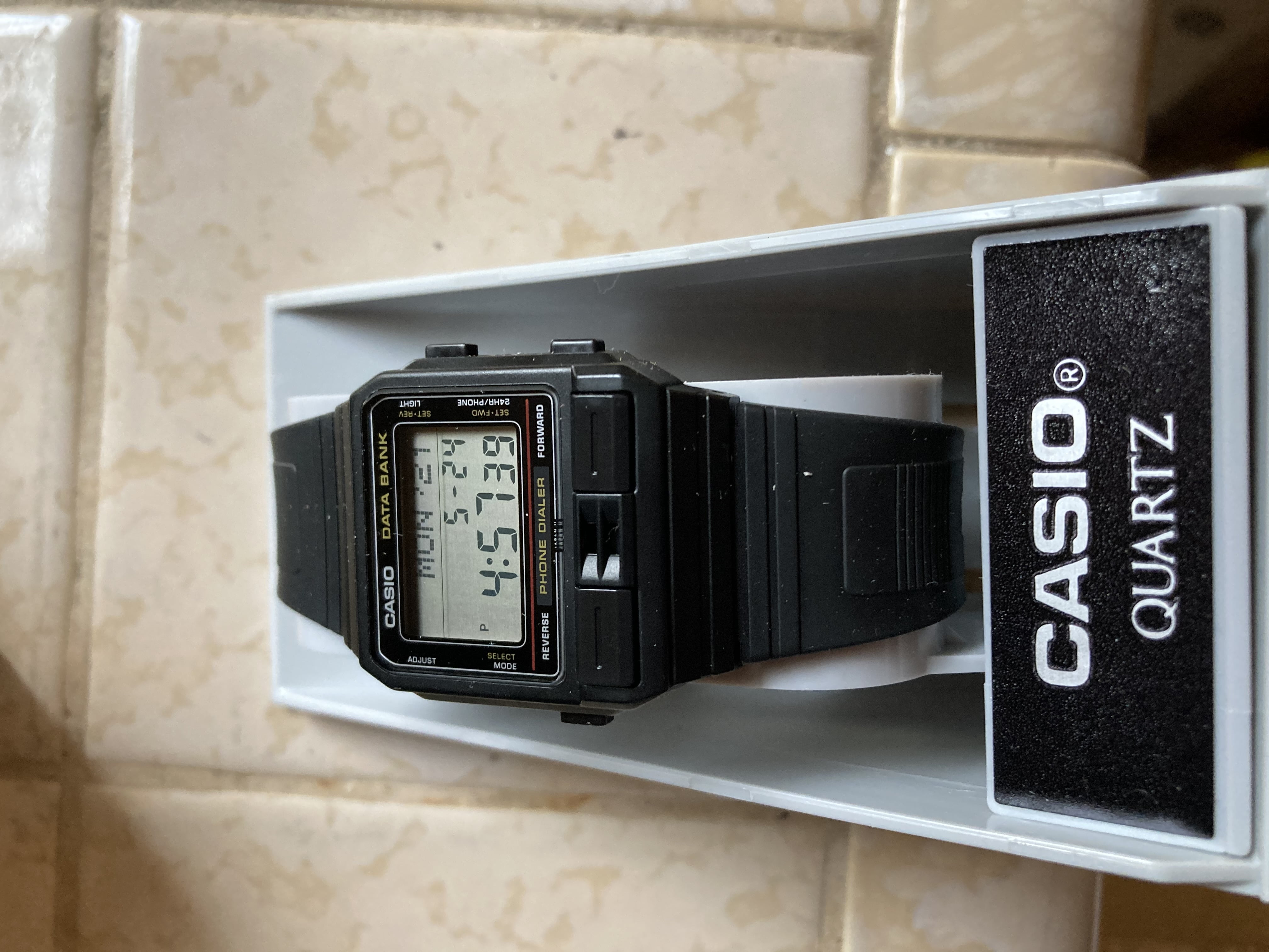 Casio Dba-80 Phone Dialer Super Light Watch Data Bank Black Limited Edition  - Walmart.com