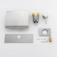 thumbnail image 3 of Sumerain Wall Mounted Brass Tub Faucet Brushed Nickel with Valve,Waterfall Tub Filler Faucet, Single Handle High Flow rate, 3 of 8