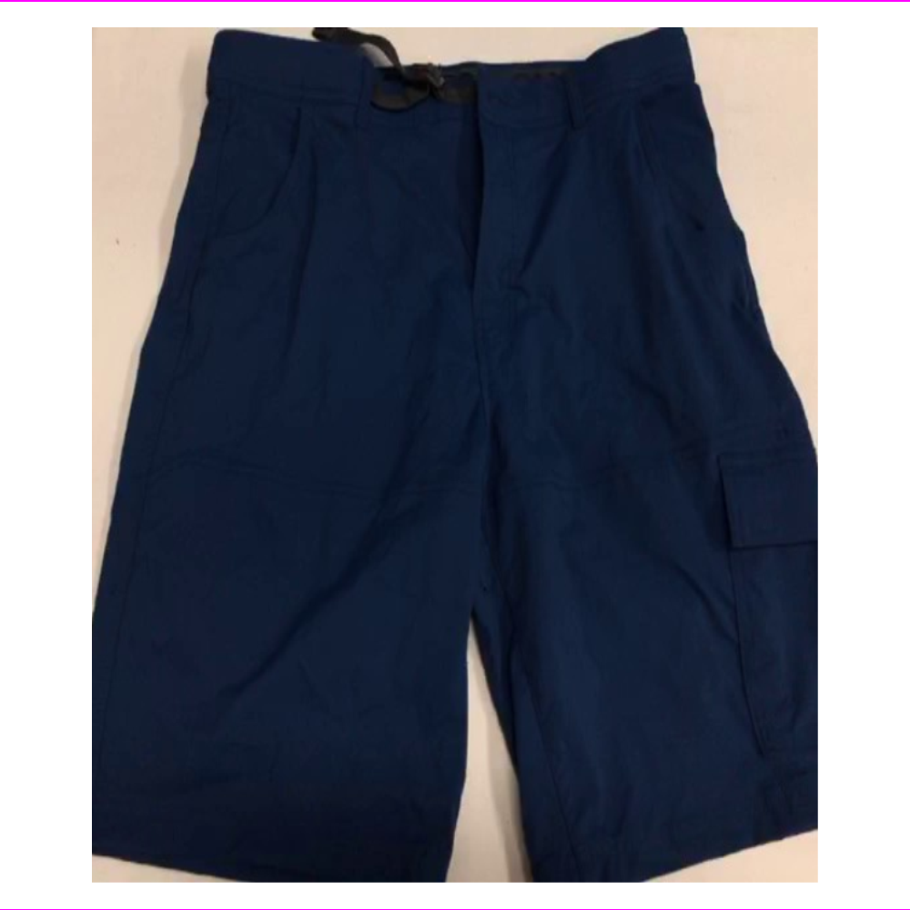 Pantaloni Corti Gerry Venture Uomo Taglia 40 - Neri/Blu Con Cintura Integrata - Nuovi Con Etichette