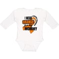 thumbnail image 3 of Inktastic I Wear Orange for My Mommy Leukemia Awareness Boys or Girls Long Sleeve Baby Bodysuit, 3 of 5