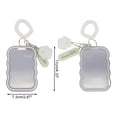 thumbnail image 3 of Unique Bargains 1 Pc ID Badge Holder Elastic Cord Keychain Card Holder Gray, 3 of 5