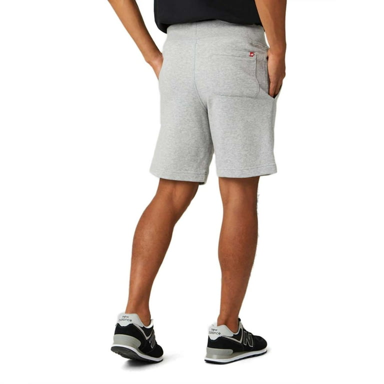 New Balance Men's Essential Stacked Logo Short Athletic Grey