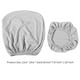 thumbnail image 3 of Kearding Paquete de 2 fundas para sillas de oficina, resistentes al desgaste, lavables, estilo Simple Multicolor, para decoración del hogar, funda para Decoración del hogar Plata Kearding HA011226-08, 3 of 5