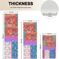 thumbnail image 4 of Colorful Pioneer Flower Patchwork Kitchen Rugs Sets Of 3,Kitchen Runner Rugs Non Skid Washable,Decorative Kitchen Floor Mats for Kitchen,Sink,Laundry,17"x30"+ 17"x47" + 17"x59", 4 of 6