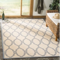 Safavieh Linden Carleton Geometric Indoor/Outdoor Area Rug, Cream/Blue, 9' x 12'