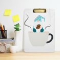 thumbnail image 6 of FMSHPON Coffee Gnome Clipboard Hardboard Wood Nursing Clip Board and Pull for Standard A4 Letter 13x9 inches, 6 of 8