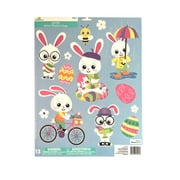 Way To Celebrate Glitter Cling Bunny