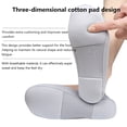 thumbnail image 5 of 2 Pairs Women Boat Sock Plantar Fasciitis Shoes Insole Socks Insoles for Feet Shock Absorbing Shoe Sole Invisible Non Slip Shoe Pads  NEW, 5 of 7