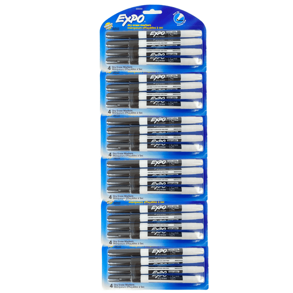 Expo Dry Erase Low Odor Fine Markers -24 Markers