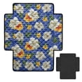 thumbnail image 3 of TSOVTHRID Colorful Hibiscus Pattern Recliner Chair Covers, Non Slip Lazy Boy Chair Covers for Reclining Chair Water Resistant Couch Cover Recliner Sofa Slipcovers for Living Room, 3 of 8