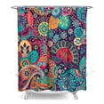 thumbnail image 1 of Matsuzay Cortina de tela de poliéster impermeable con estampado bohemio, cortinas de ducha para baño, cortina antibacteriana decorativa para Juegos de accesorios de baño No.06, 1 of 4