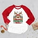 thumbnail image 3 of Camisa con estampado de ciervos para niño y niña favorita de Papá Noel, atuendo de fiesta navideña para niños y niñas, ropa de vacaciones de invierno para niños, camiseta de manga raglán Chold, 3 of 5