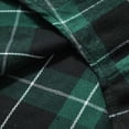 thumbnail image 7 of YODETEY Men's Classic Plaid Long Sleeve Button Down Flannel Shirt,Regular Fit Plaid Dress Shirts,Size S-2XL, 7 of 7