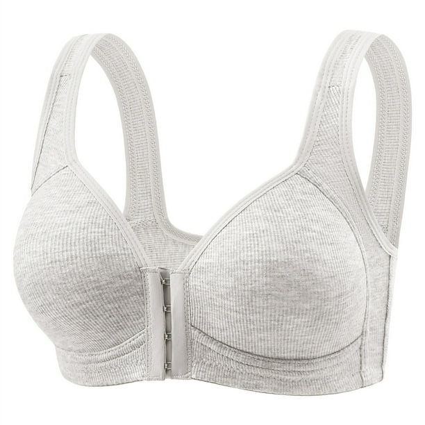Brasier sin Varillas Mujer Tela de Mantequilla Sujetador Cómodo para El Hogar, Ocio y Deportes con Diseño de Gancho para Uso Diario Y Grande